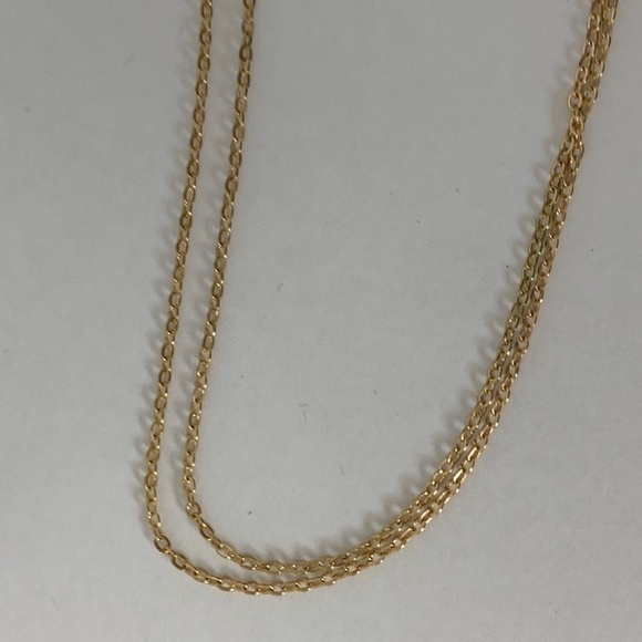 Women’s gold tone purple teardrop statement necklace - Picture 5 of 9